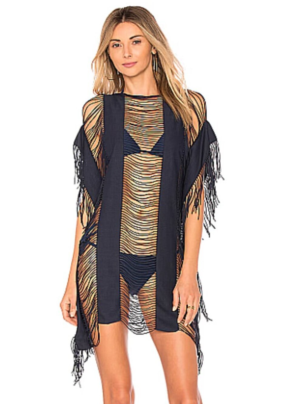 PQ Swim Navy Monique Cover Up Size M/L